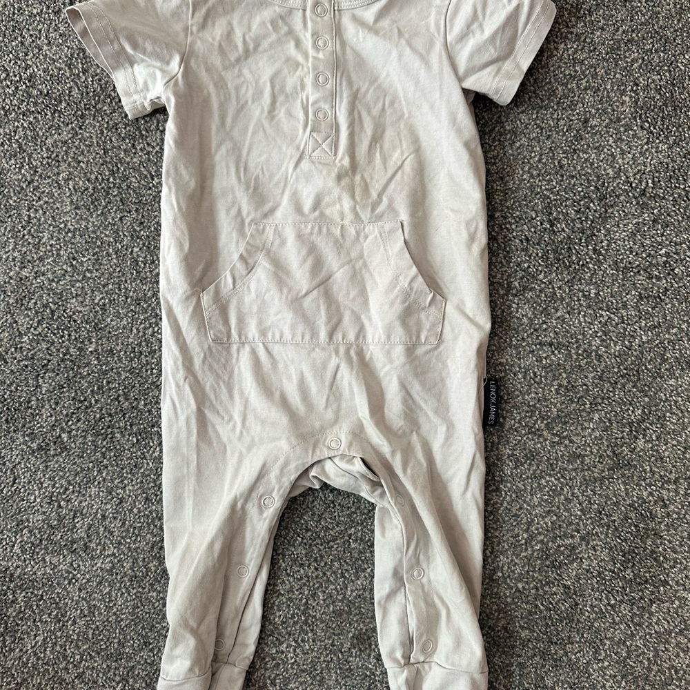 Cozy Cream Kids Footie by Lenox James